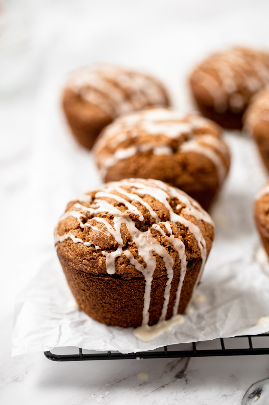 Chai Spice Zucchini muffins