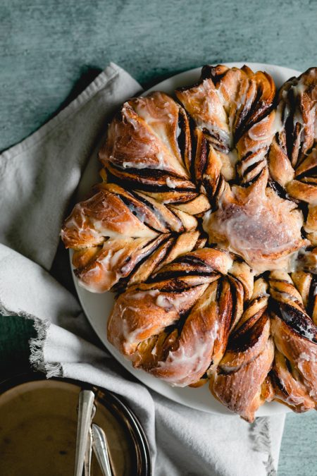 Spiced Chocolate Star Bread