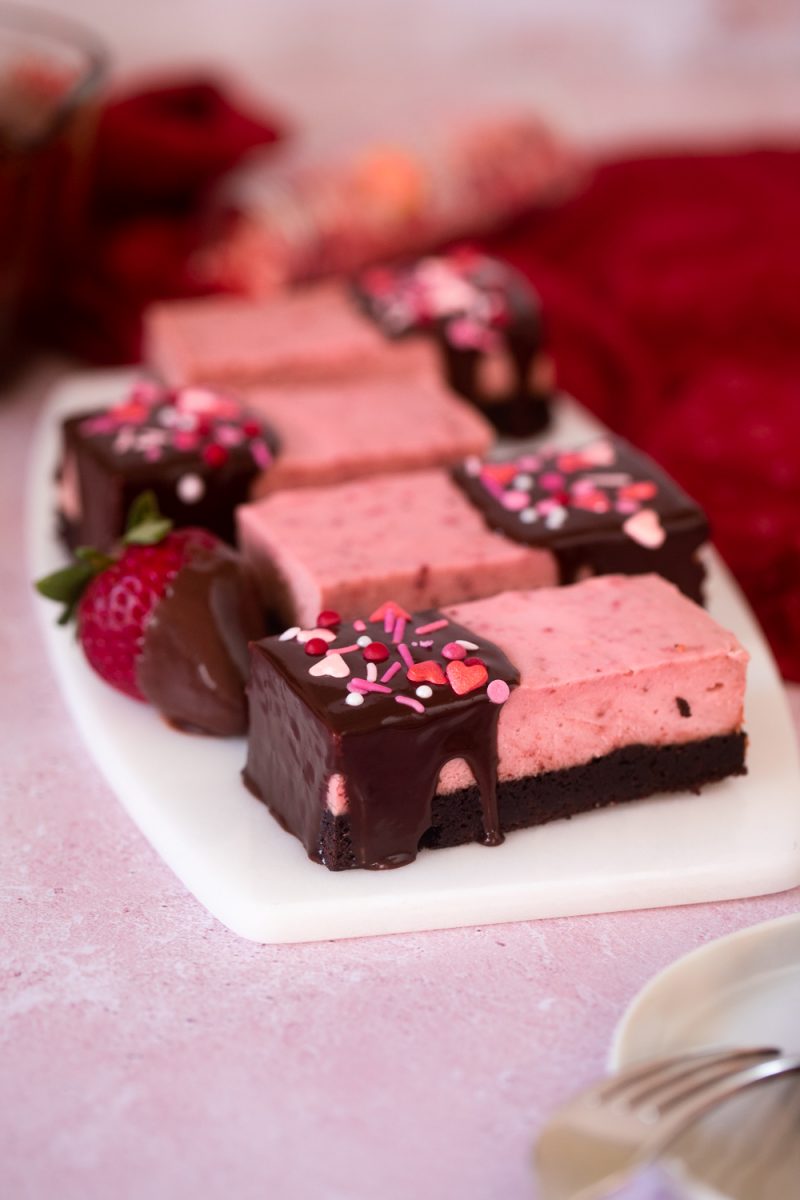 Chocolate Covered Strawberry Cheesecake