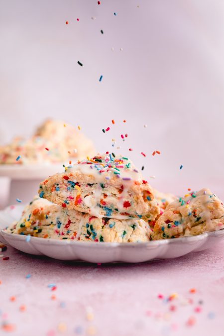 Birthday Cake Scones