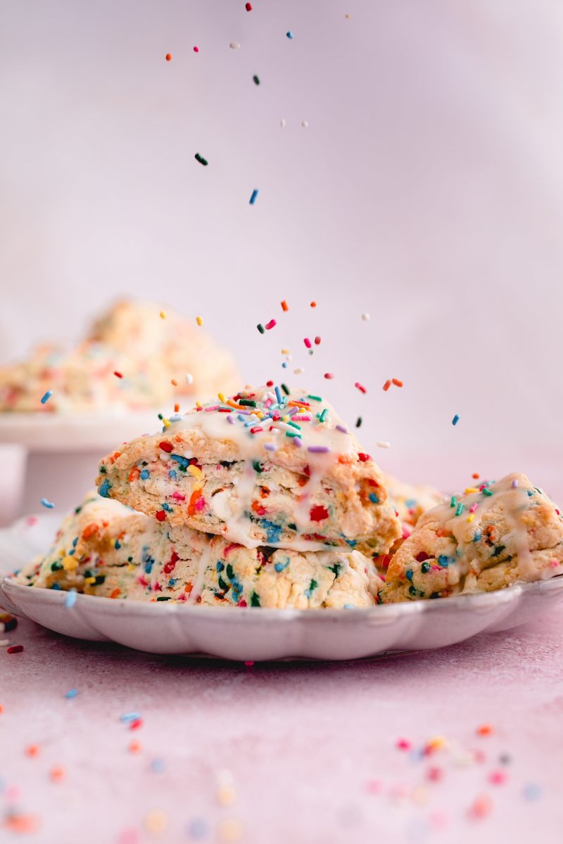 Birthday Cake Scones