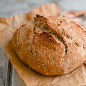 White-Wheat Dutch Oven Bread