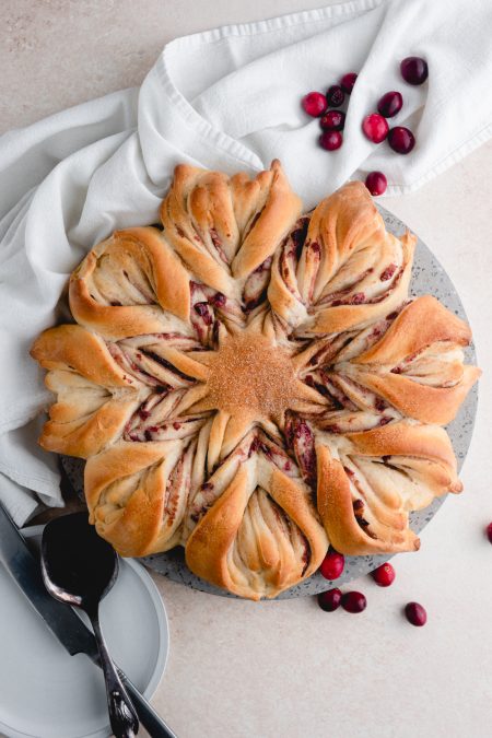 goat cheese & cranberry star bread