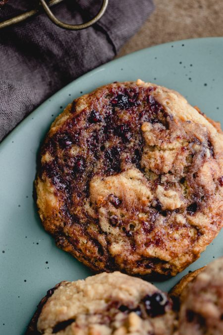 peanut butter and jelly cookies