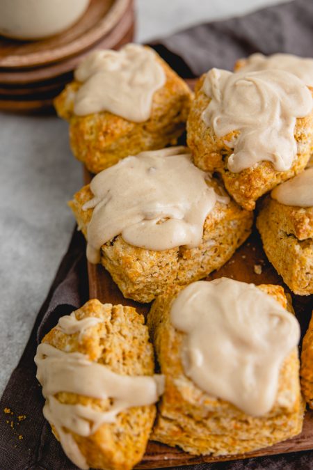 Sweet potato & cardamom scones