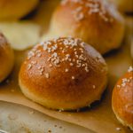 Cheese stuffed pretzel buns