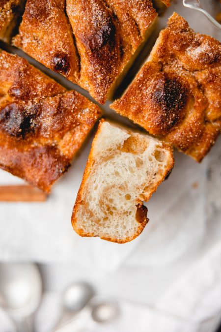 cinnamon sugar focaccia