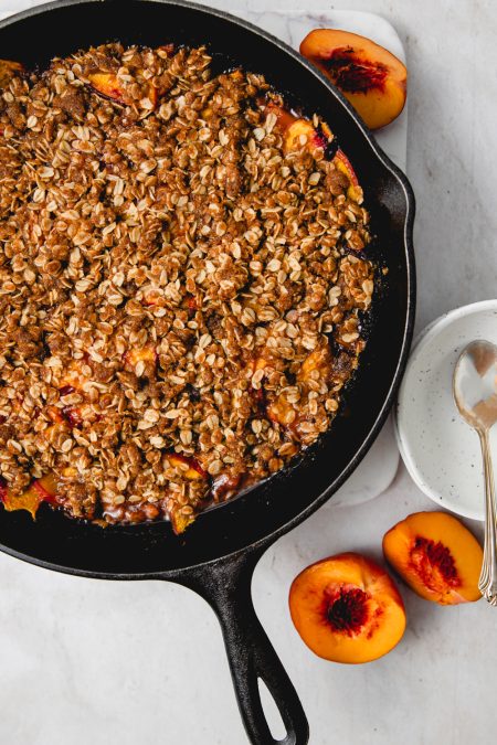 Easy peach crisp