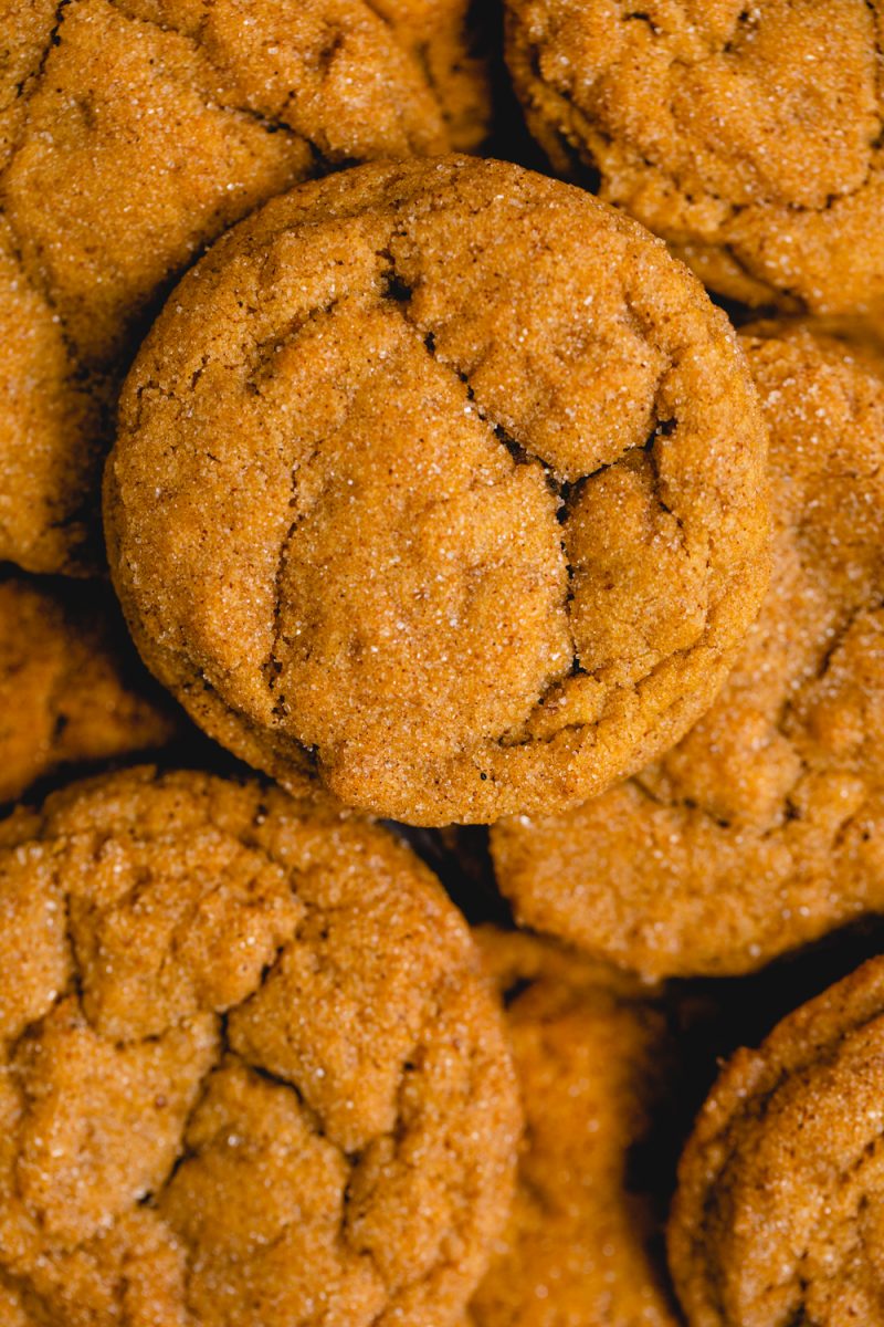 chewy pumpkin sugar cookies