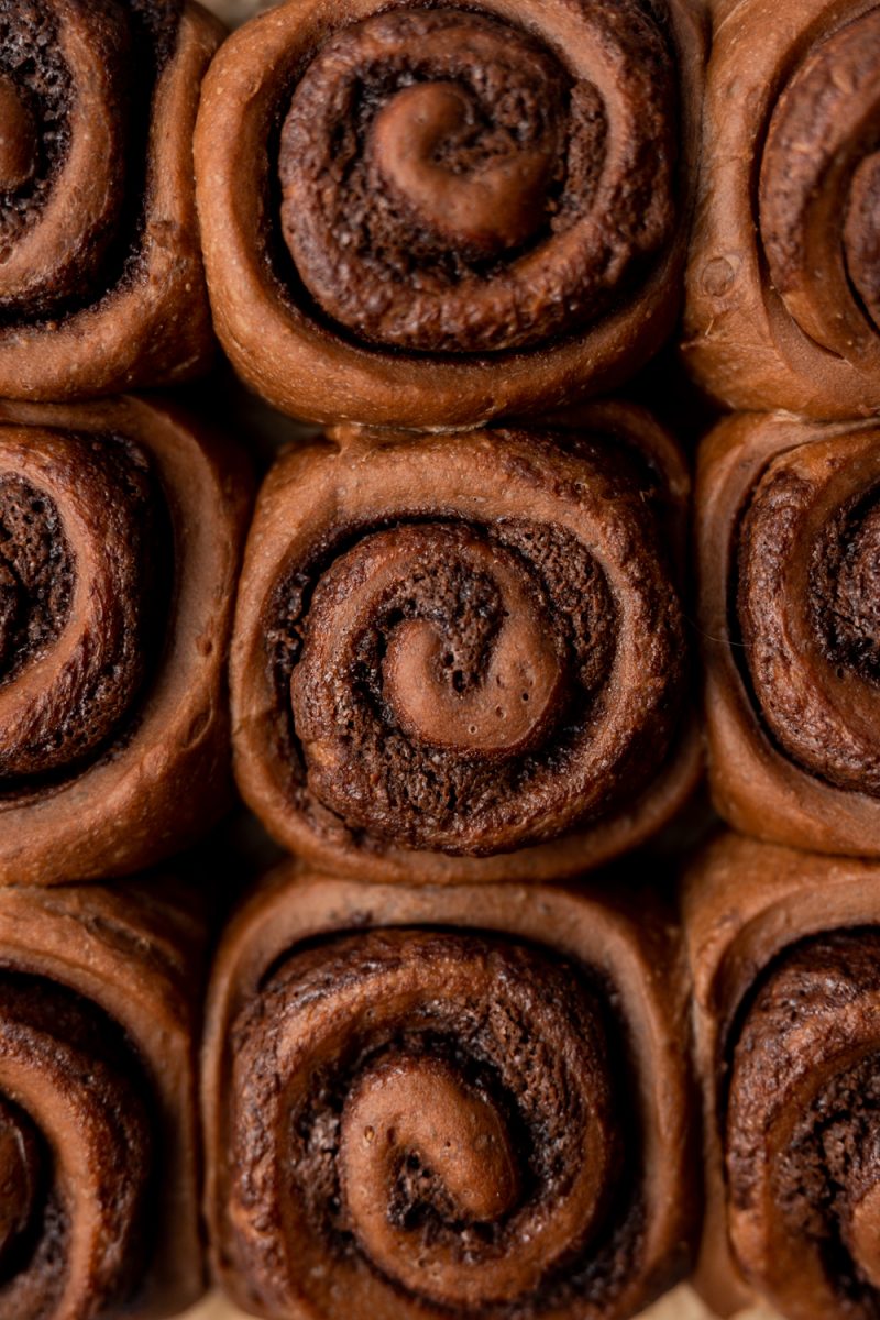 chocolate sweet rolls