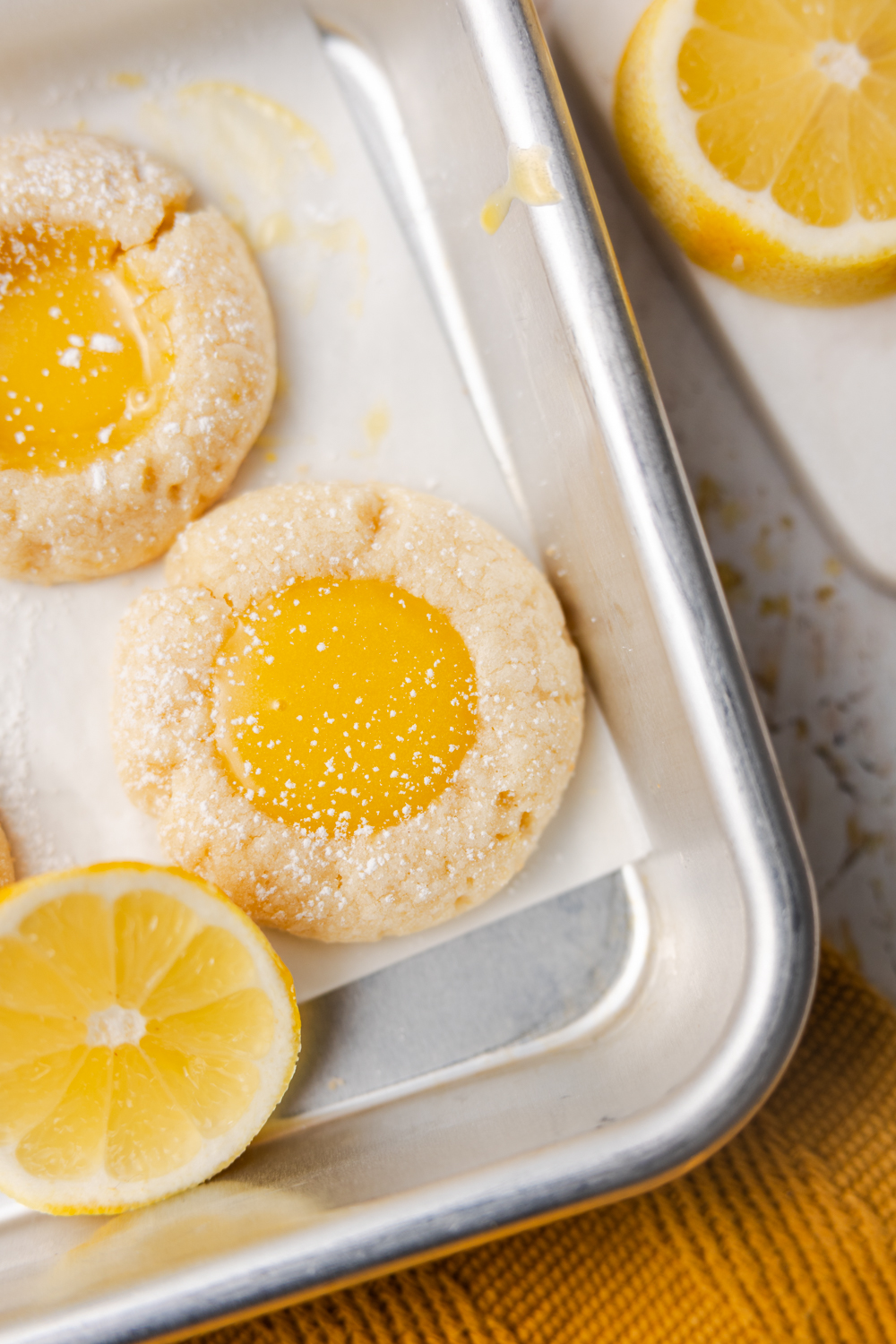 lemon thumbprint cookies