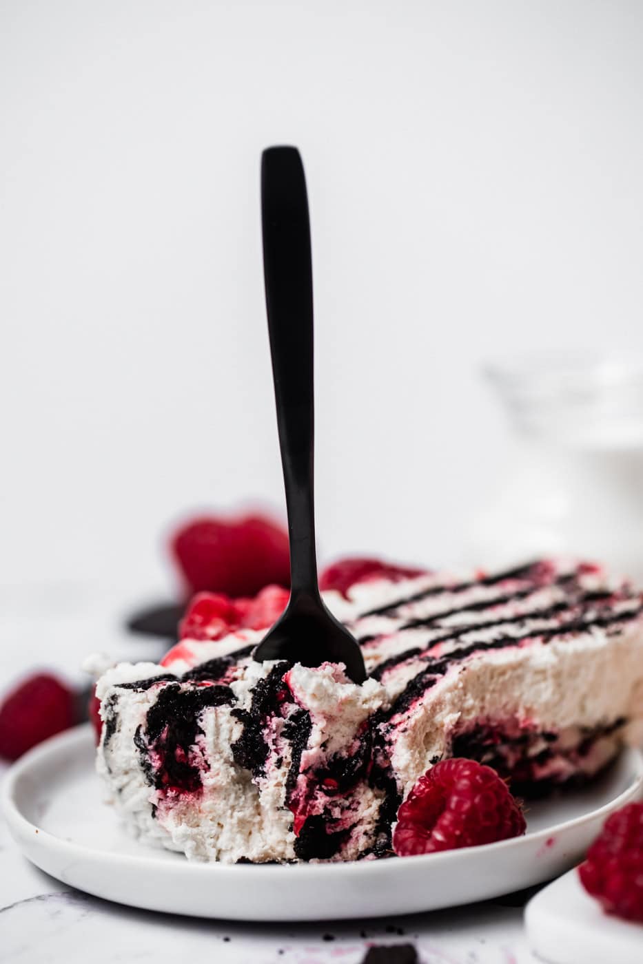 Raspberry Ice Box Cake › Bread Baking Babe