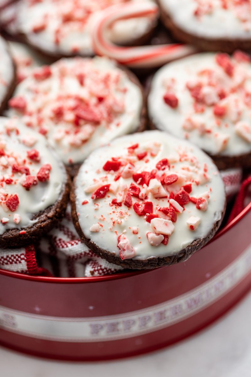 peppermint bark cookies