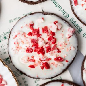 peppermint bark cookies