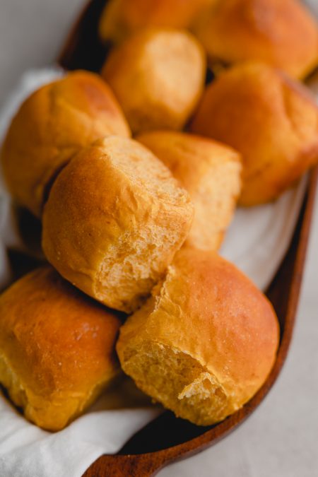 Pumpkin Maple Dinner Rolls