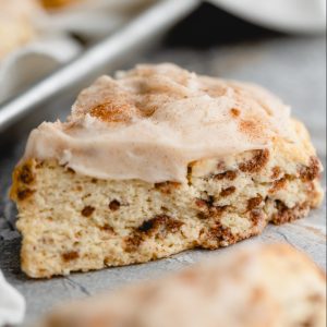 Cinnamon Cream Cheese Scones