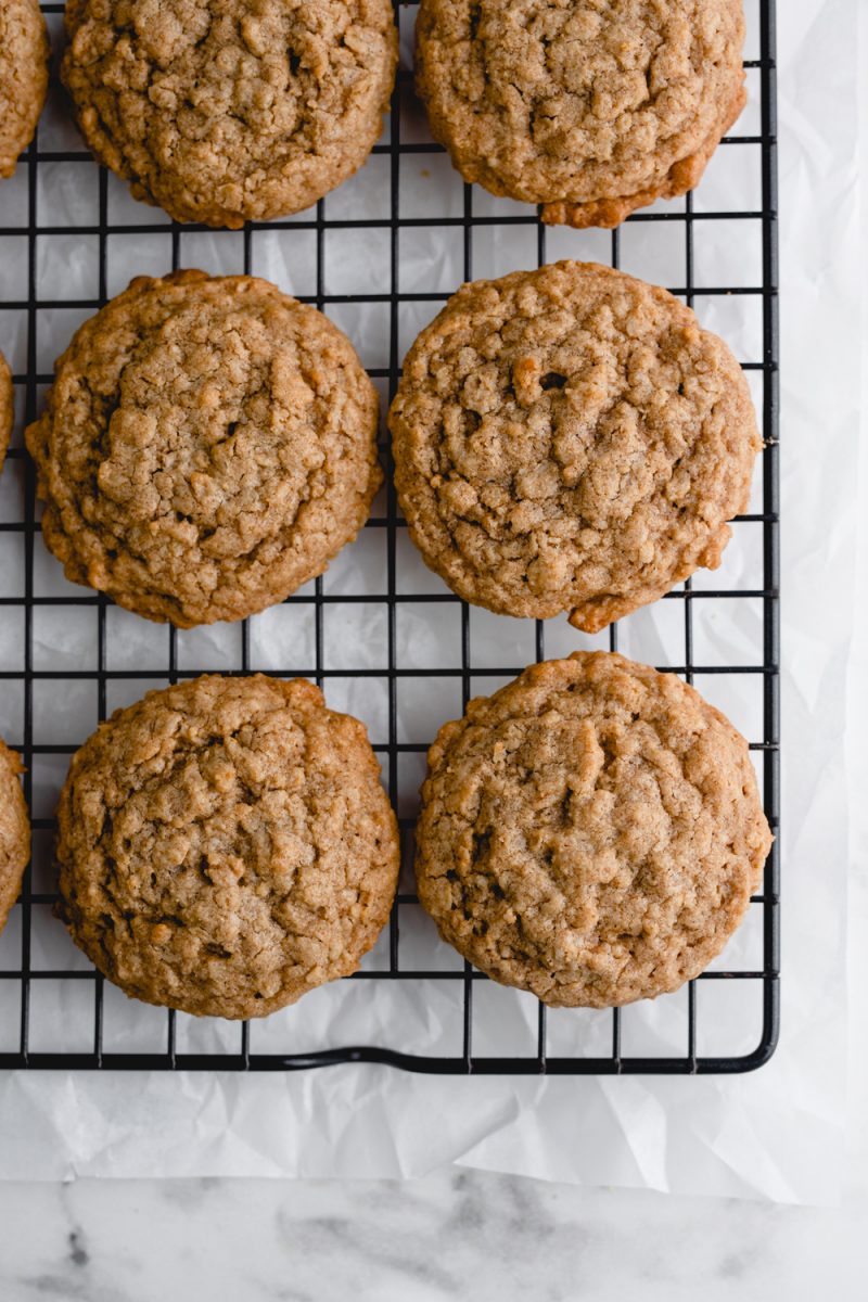 Almond Butter Oatmeal Cookies