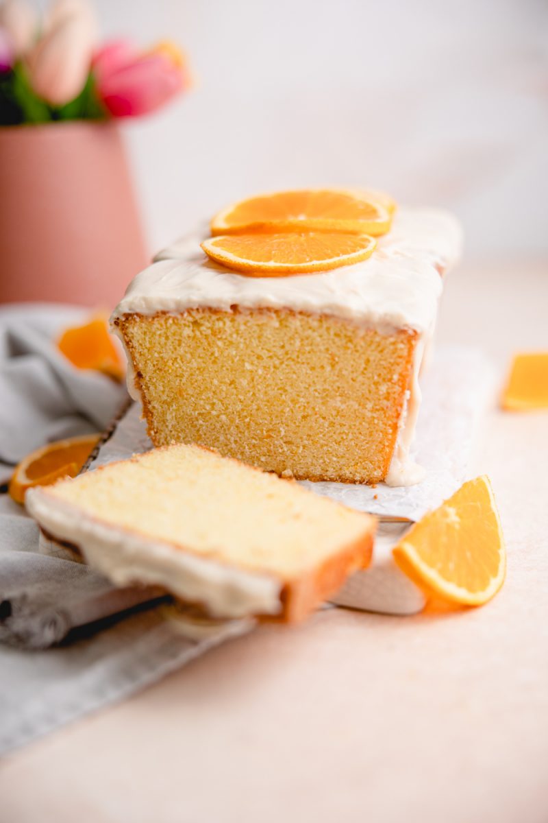 Orange cream pound cake