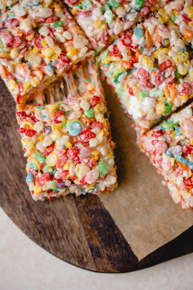 Rainbow Rice Krispies Treats