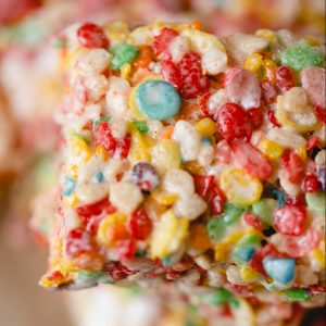 Rainbow Rice Krispies Treats