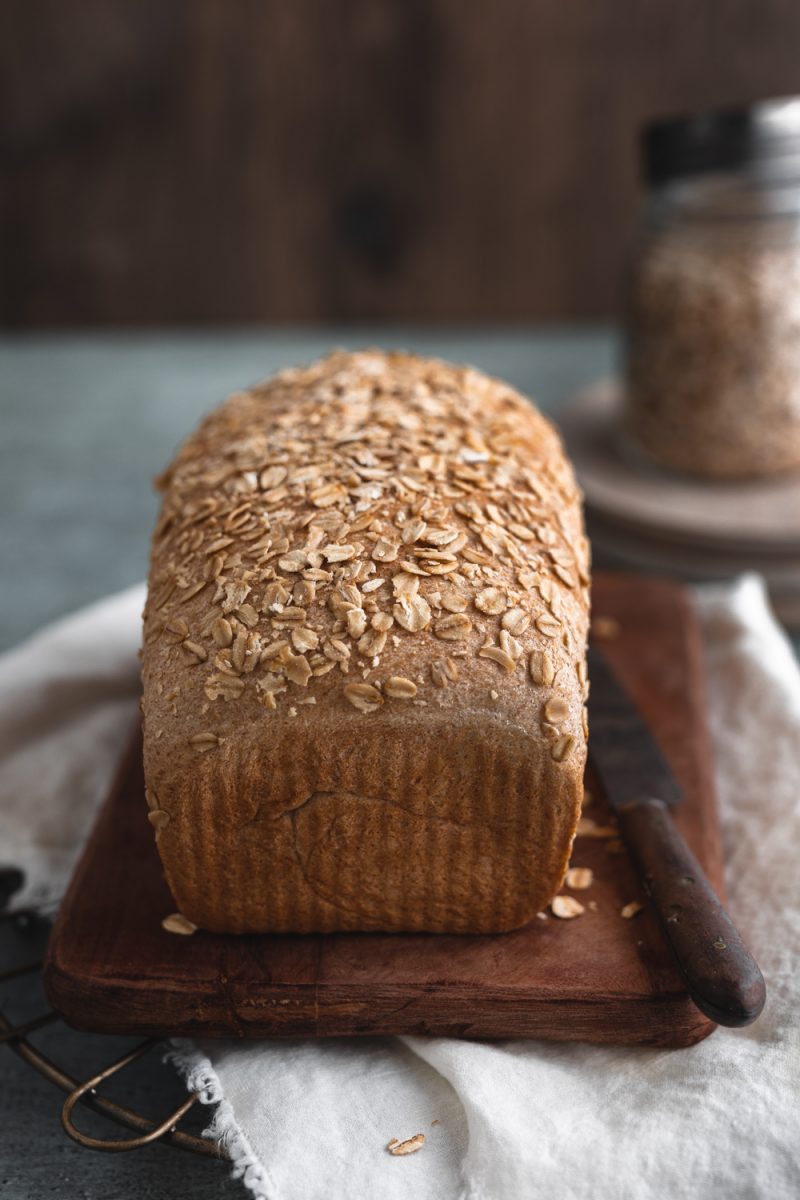 Oat Wheat Sandwich Loaf