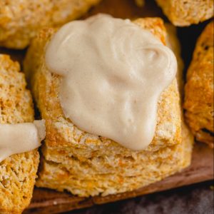 Sweet potato & cardamom scones