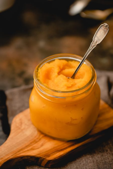 Homemade pumpkin puree