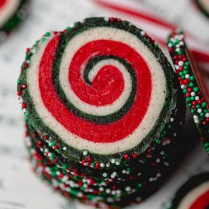 Christmas Pinwheel Cookies