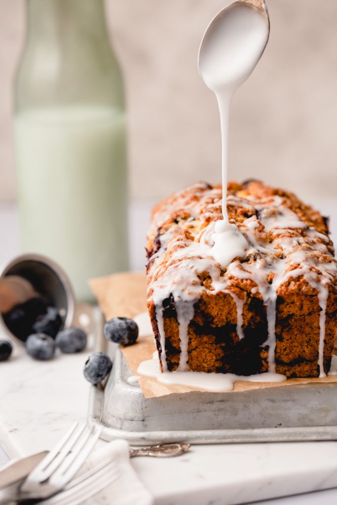 blueberry scone loaf 