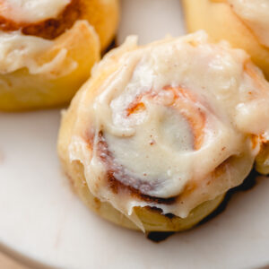 Small batch cinnamon rolls