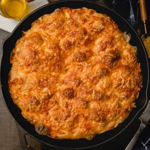 Cheesy Skillet Focaccia