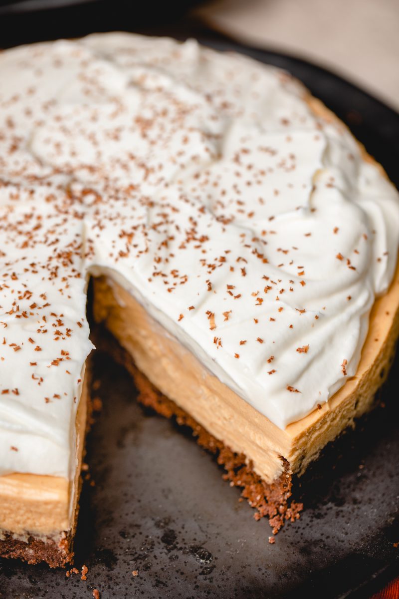 chocolate fluffernutter pie