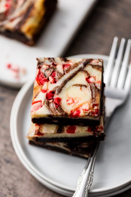 peppermint cheesecake brownies