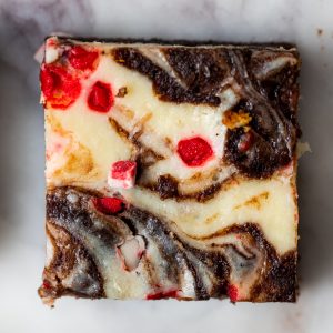 peppermint cheesecake brownies