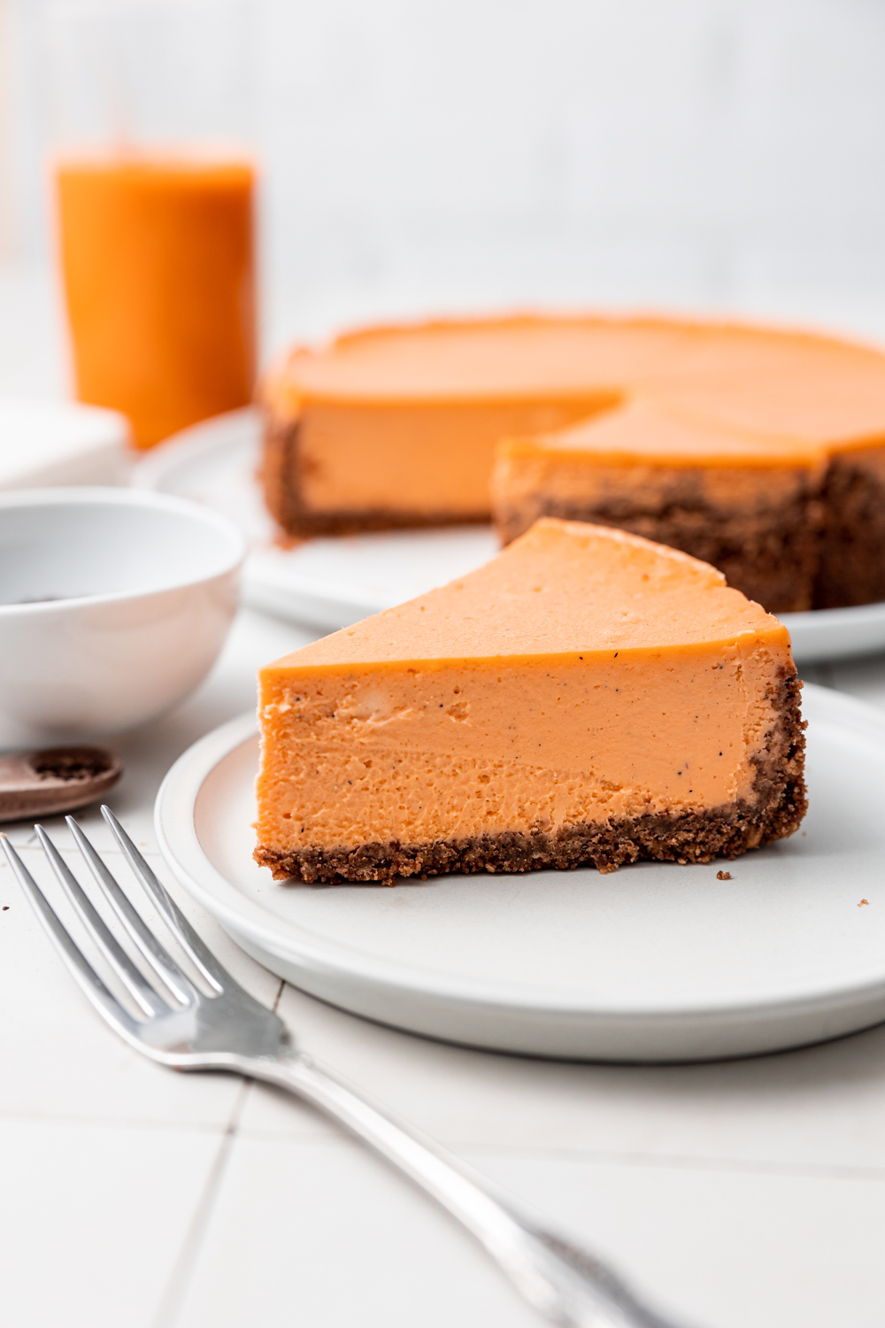 Thai tea cheesecake