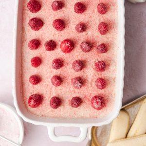 raspberry tiramisu