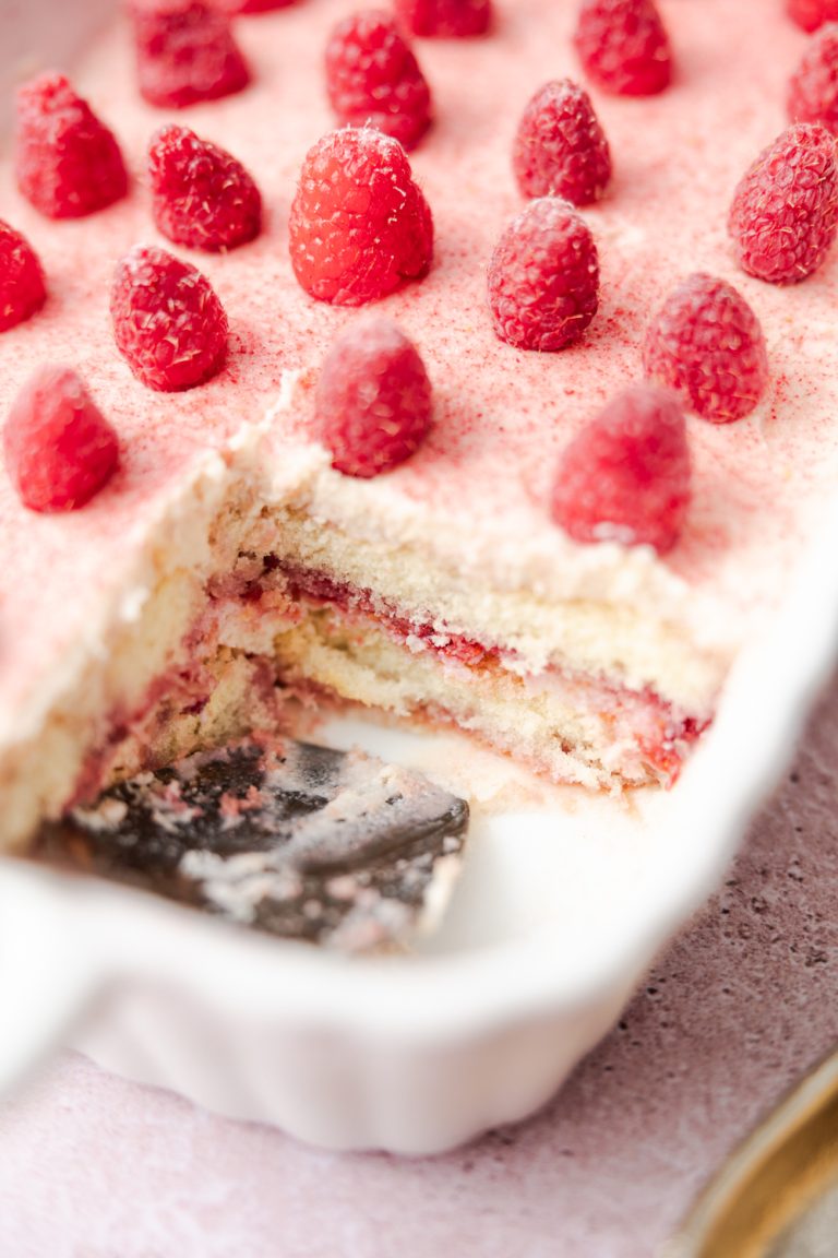 raspberry tiramisu