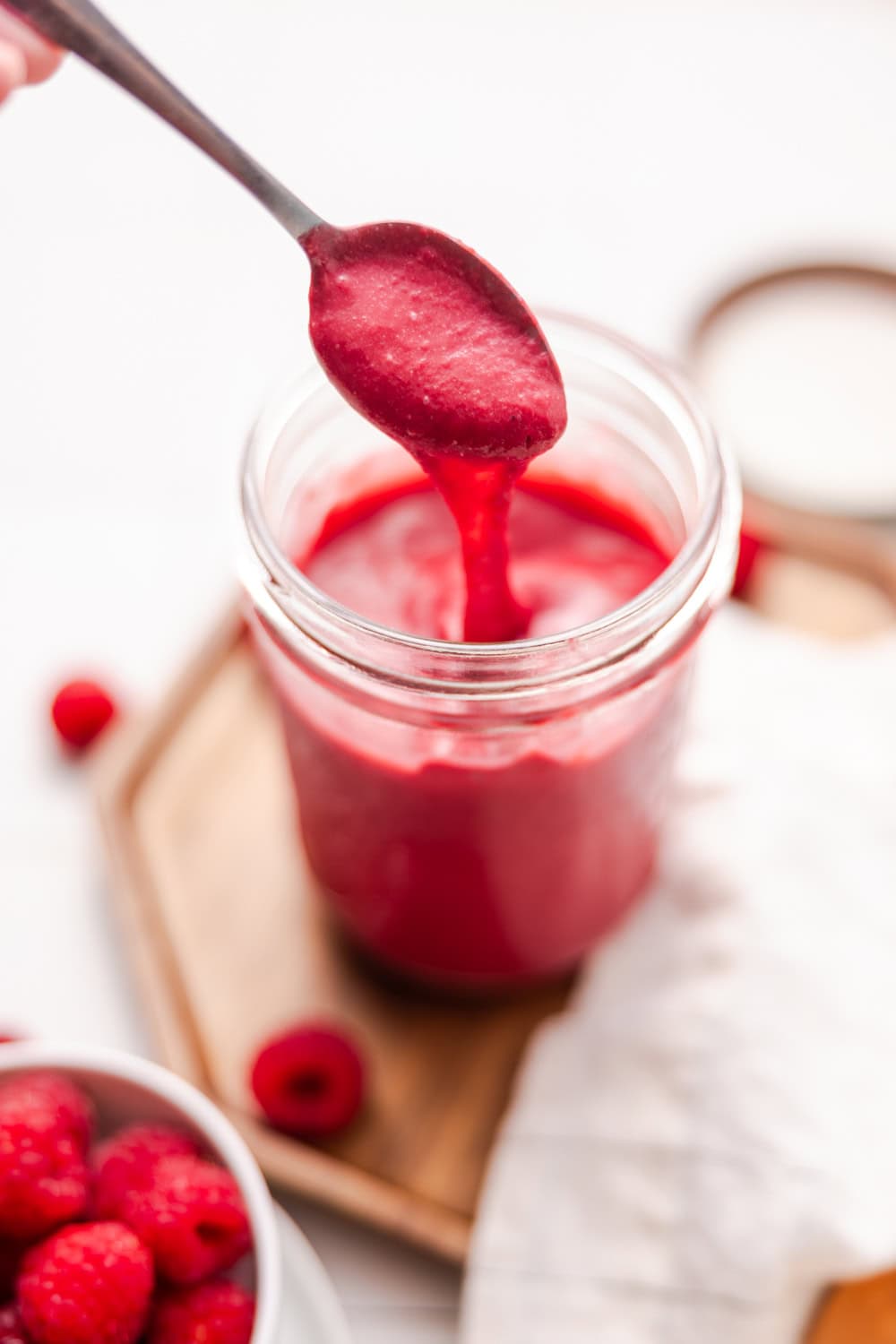 Creamy Raspberry Curd › Bread Baking Babe