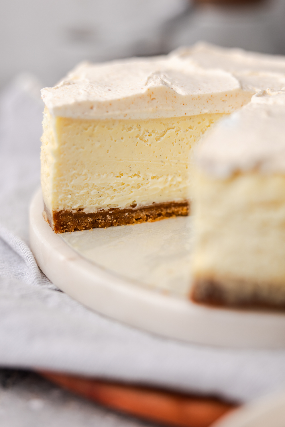 vanilla bean cheesecake